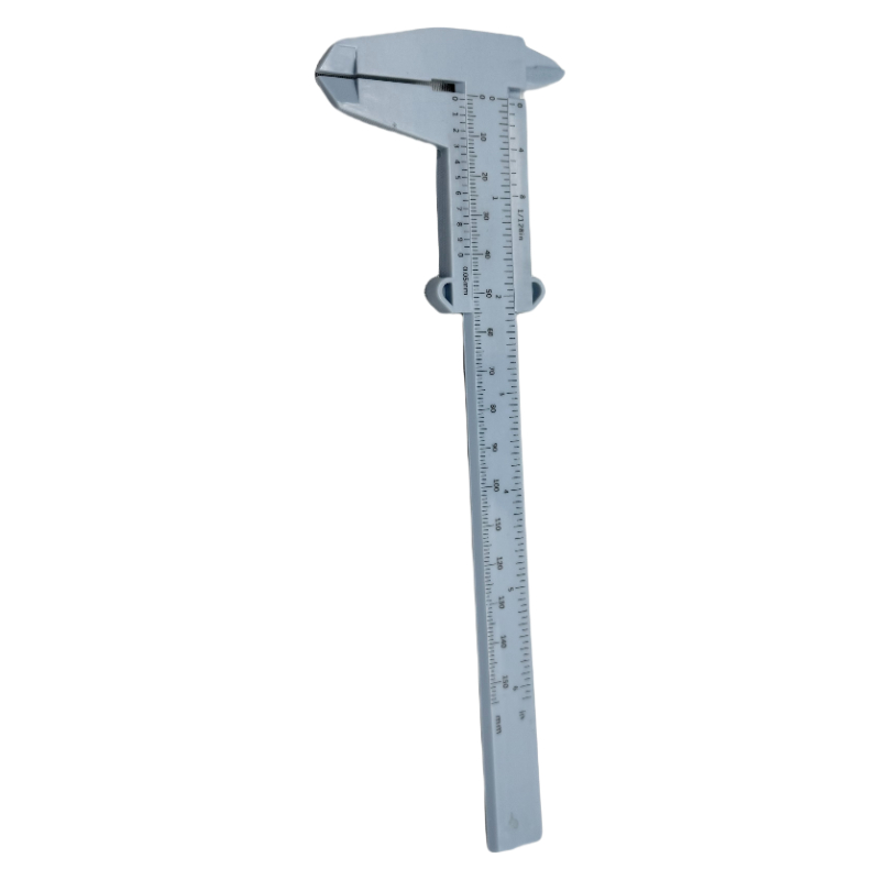 Uirlis tomhais caliper sleamhnáin vernier plaisteach